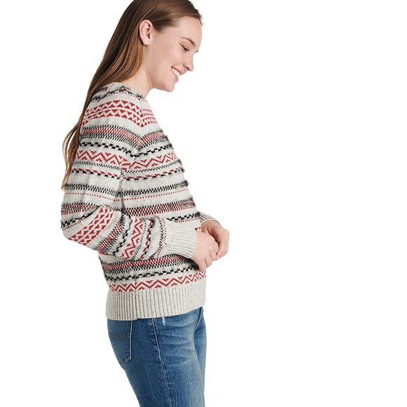 Lucky Brand Striped Fairisle Sweater. - Picture 3 of 7